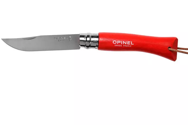 چاقوی اوپینل مدل Trekking سایز No.07 قرمز
