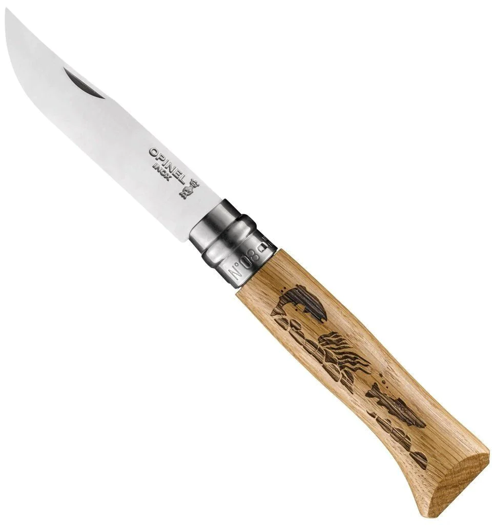 چاقوی اوپینل سایز 8 سری انیمالیا طرح ماهی